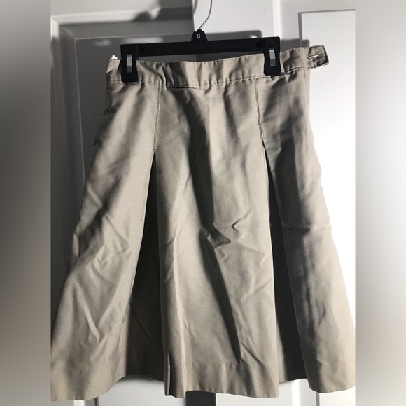 School Uniform Pleated Skirt Size 10 / Khaki - Picture 3 of 10